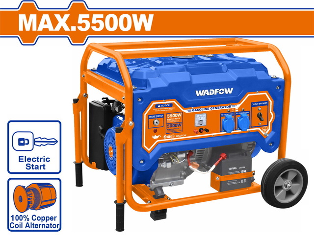 Wadfow 5500W Gasoline Generator - WGEAA08