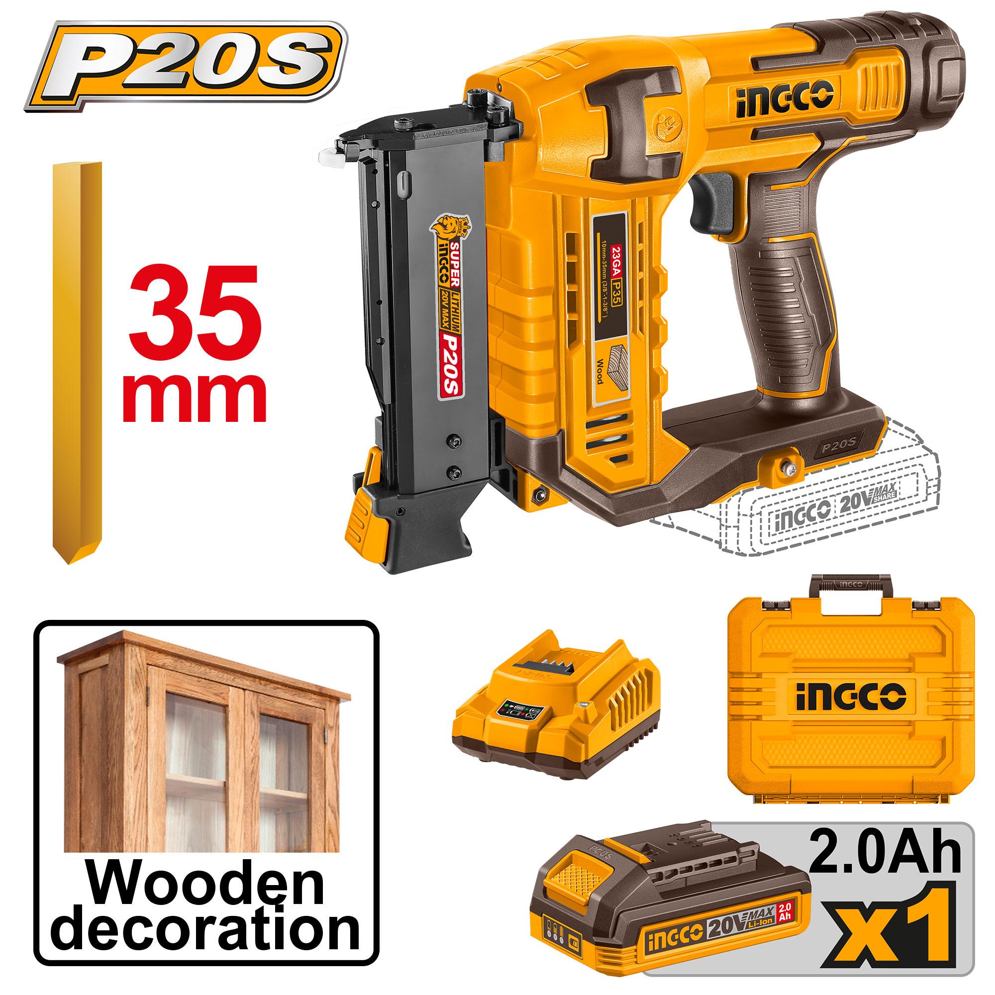 20V Lithium-Ion Cordless Pin Nailer – CBNLI3606