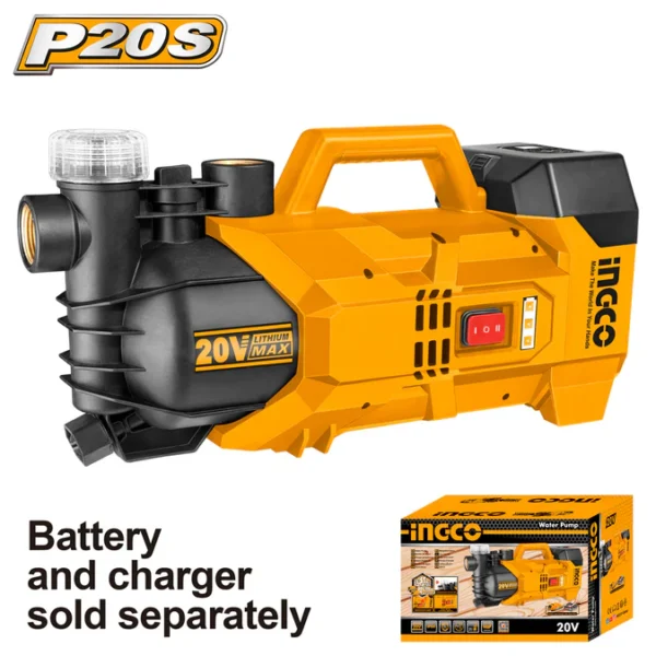 20V 180W Portable Lithium-Ion Cordless Water Pump – GWPLI201801
