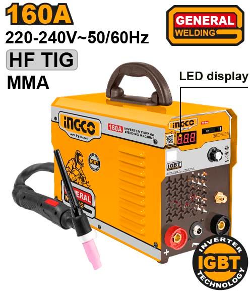 160A Inverter TIG/MMA Welding Machine with Pulse & Spot Function – ING-TIG1601