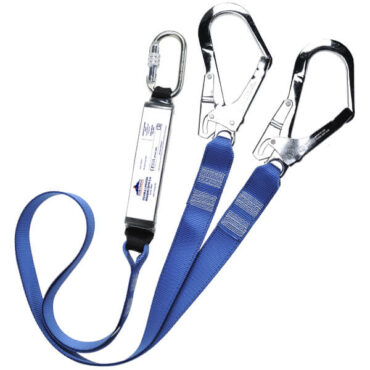 Double Lanyard With Shock Absorber/Webbing Lanyard - HSE Market Ghana