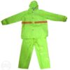Lemon green raincoats