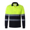 Reflective Polo Shirt long sleeves.