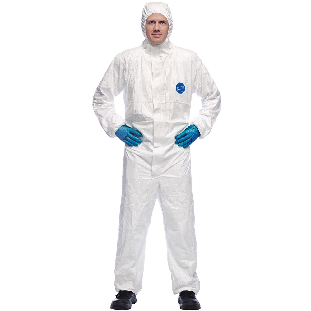 Tyvek disposable coverall