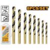 8Pcs HSS twist drill bits set - AKDB0801