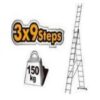 3 Section Extension Ladder - HLAD03391