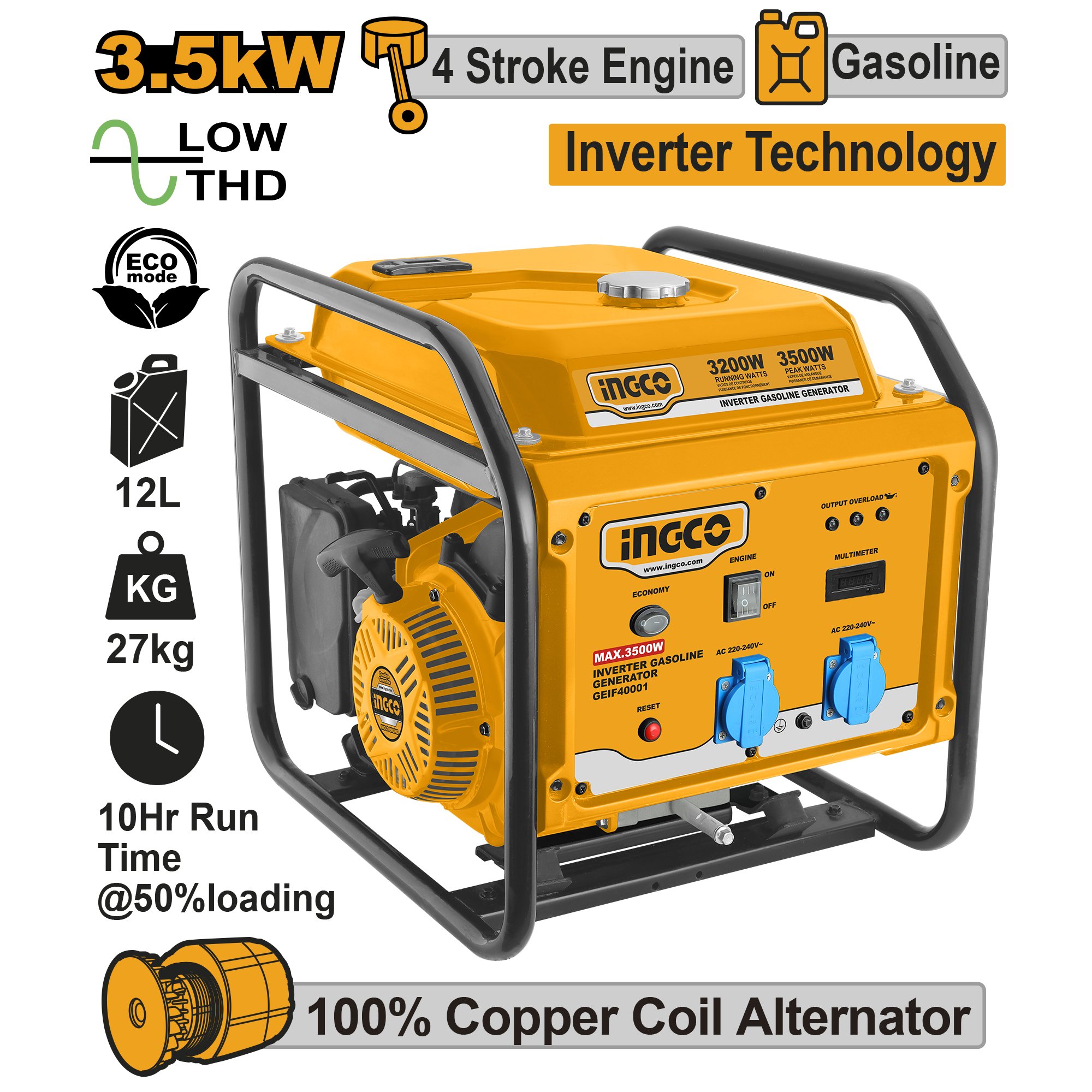 Inverter gasoline generator - HSE Market Ghana