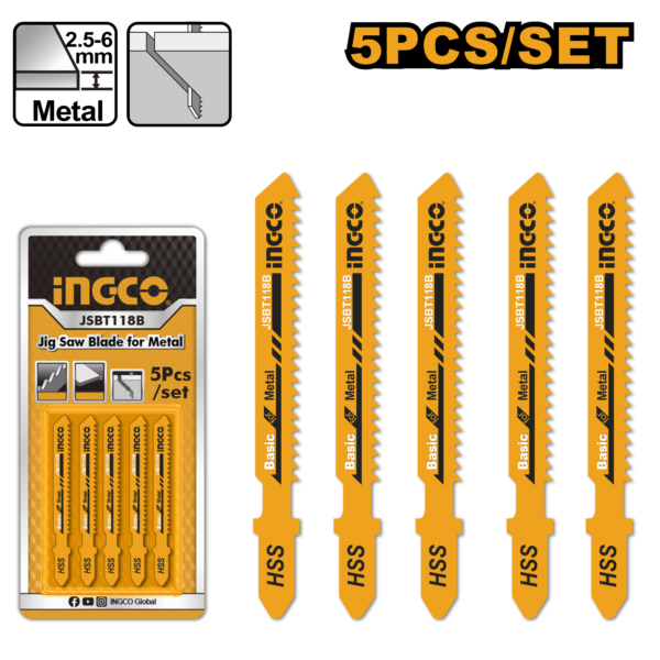 Jig saw blade for metal JBT118B