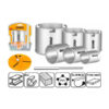 Carbide Gritted TCT Hole Saw Set with Aluminum Locating Plate – HSB4061