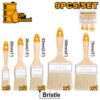 9 Pcs paint brush set - CHPTB0114091
