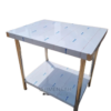Stainless steel worktop table (80cm*60cm)