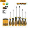 Ingco 6 Pieces Screwdriver Set - HKSD0628