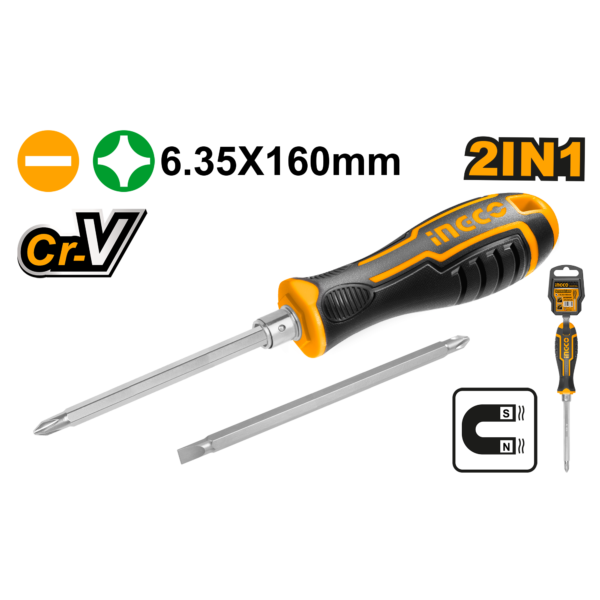 Ingco 2-in-1 Screwdriver Set - AKISD0201