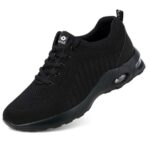 Hse black steel toe safety boot