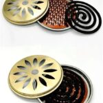 2 sets mosquito coil holder with cover
