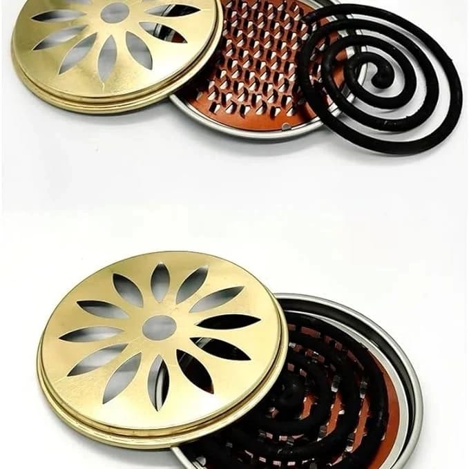 2 sets mosquito coil holder with cover