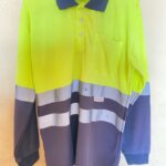Long sleeve reflective work shirt