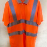 Short sleeve reflective work shirt