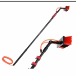 TELESCOPIC EXTENSION POLE WITH WATER FED HOSE