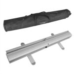 Slim base pull up banner stand