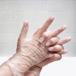 100 Clear Vinyl Disposable Powder-Free Gloves
