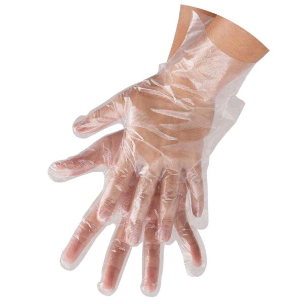 500pcs Disposable Transparent Food Safe Gloves