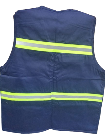 Reflective Vest Blue-Black
