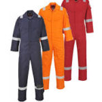 HI VISIBILITY POLYCOTTON COVERALL