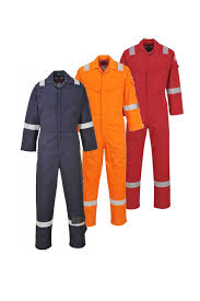 HI VISIBILITY POLYCOTTON COVERALL