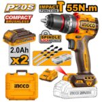 55Nm Compact Brushless Cordless Impact Drill - CIDLI20558