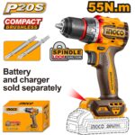 55Nm Compact Brushless Cordless Drill - CDLI205581