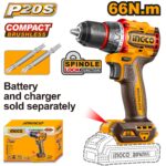 66Nm Compact Brushless Cordless Drill - CDLI206681
