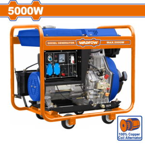 Wadfow 5000W Diesel Generator Single Phase - WDG1A50