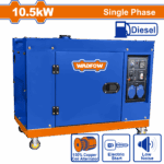 WADFOW 10.5KW Silent Single Phase Diesel Generator - WDG2A120