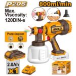 20V 800L/Min Cordless Spray Gun - CSGLI20042