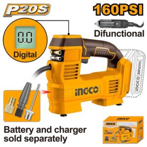 160PSI Cordless Auto Air Compressor 20V - CACLI2012