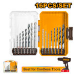 16 Pcs Metal, Multifunction Drill, and Wood Drill Bits Set - AKDL11606