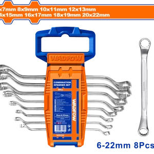 8 Pieces Offset Ring Spanner Set - WFR3208