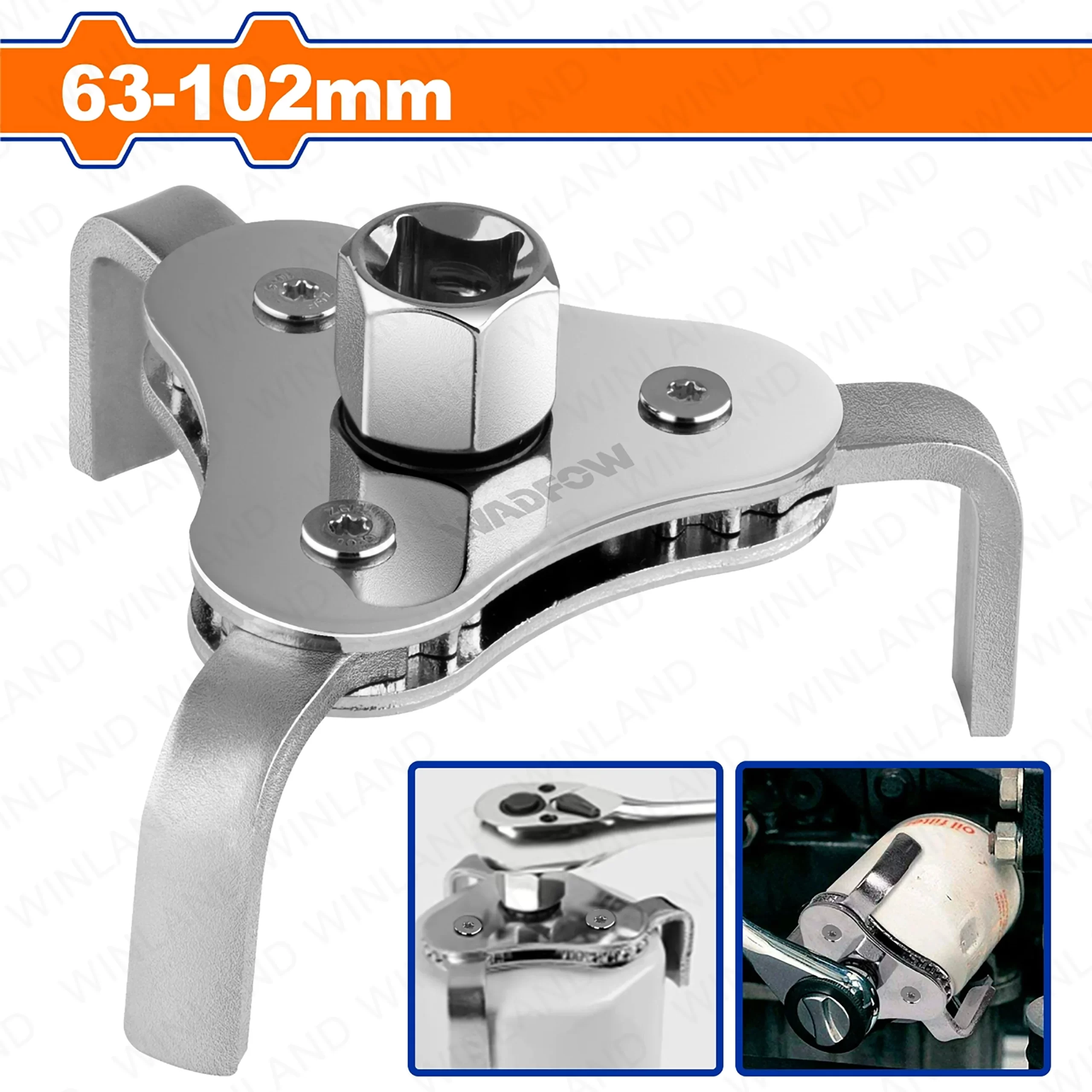 3 Jaw Oil Filter Wrench - WUL1401