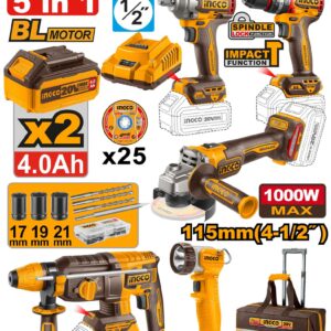 5 Pcs Cordless Industrial Combo Kit - CKLI2059