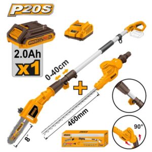 2 IN 1 Lithium-Ion Pole Saw with Pole Hedge Trimmer (20V) - CPTS201681