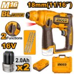 16V BL Cordless Hammer Drill 1.8J - CRHLI16168