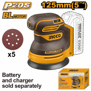 5" 20V Lithium-Ion Cordless Random Orbit Sander - CROSLI2002