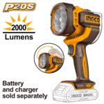 2000Lumens Lithium-Ion Cordless Portable Work Lamp 20V - CWLI2088