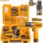 89 Pieces Tools Set with 12V Cordless Drill - HKTHP10891