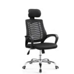 SWIVEL CHAIR WITH HEADREST