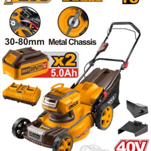 18" 40V Cordless Lawn Mower with 5.0Ah Battery – LMLI20186