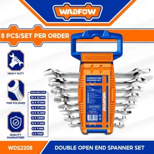 8 Pieces Double Open End Spanner Set - WDS2208