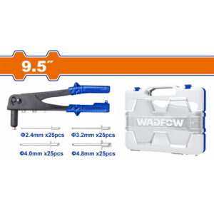9.5″ Hand Riveter & 100 Pieces Rivets Kit - WHR1909