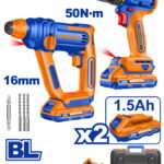 20V Drill 50Nm + Rotary Hammer 16mm Cordless Combo Kit - WOS240681